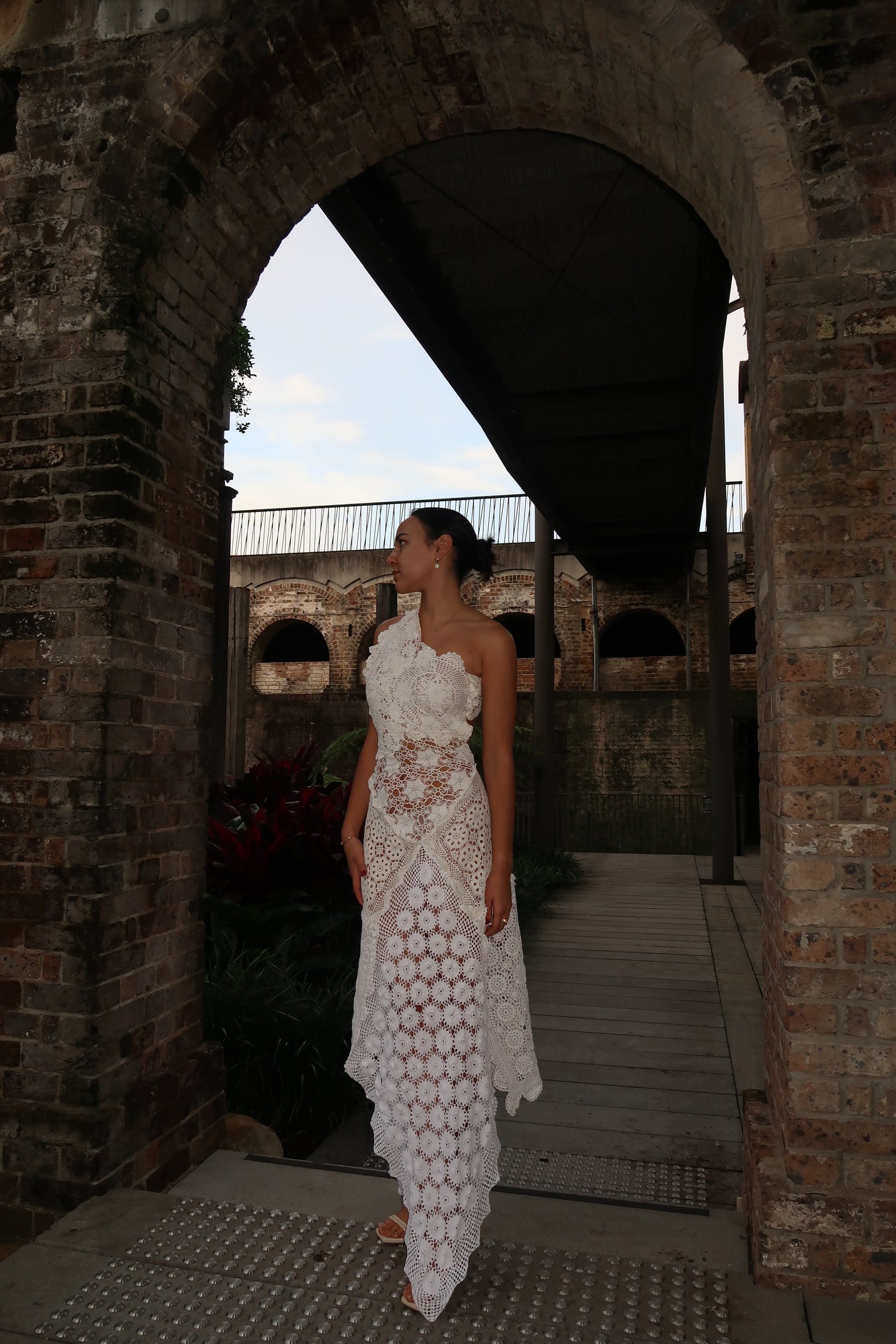 CROCHET PATCHWORK GOWN