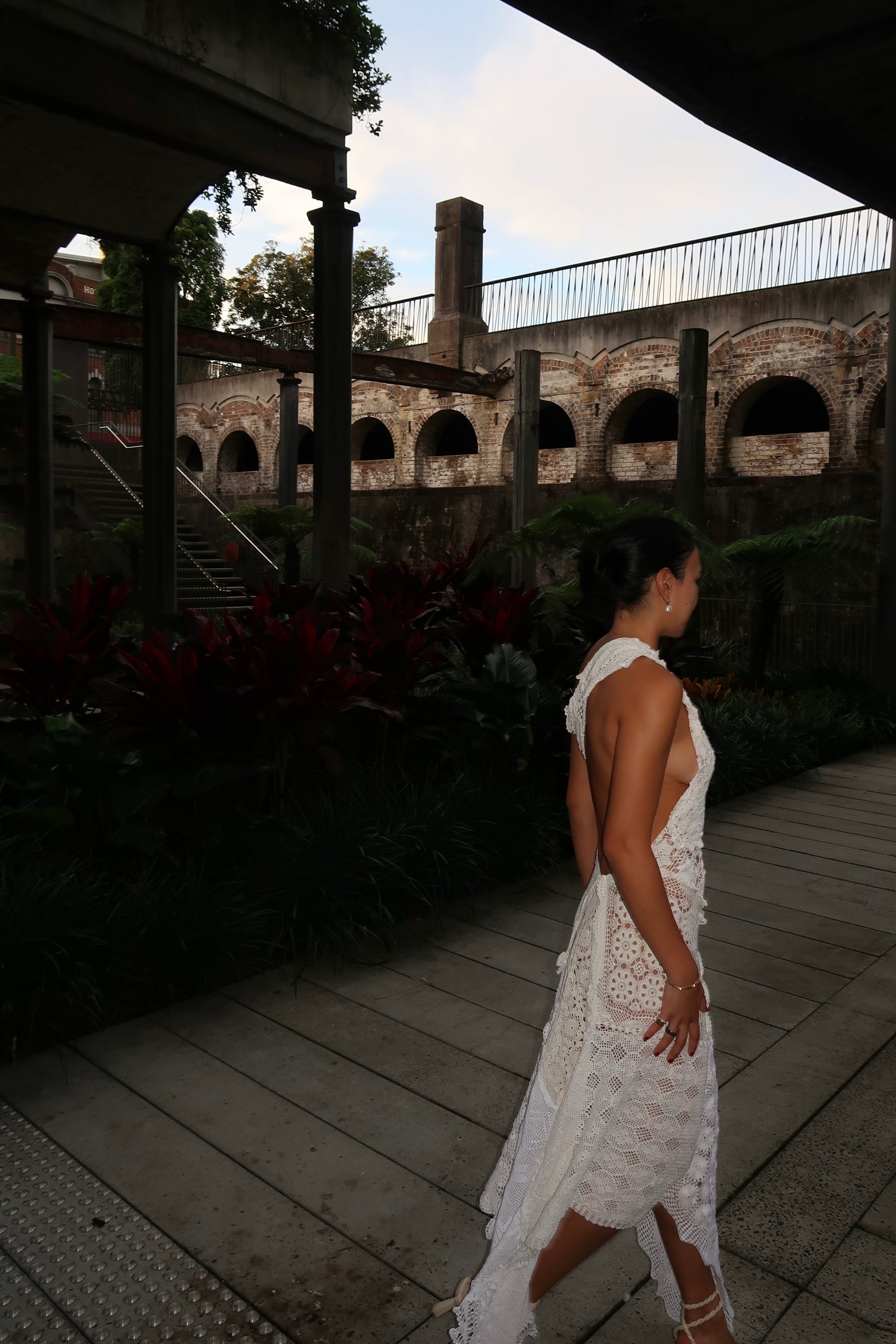CROCHET PATCHWORK GOWN