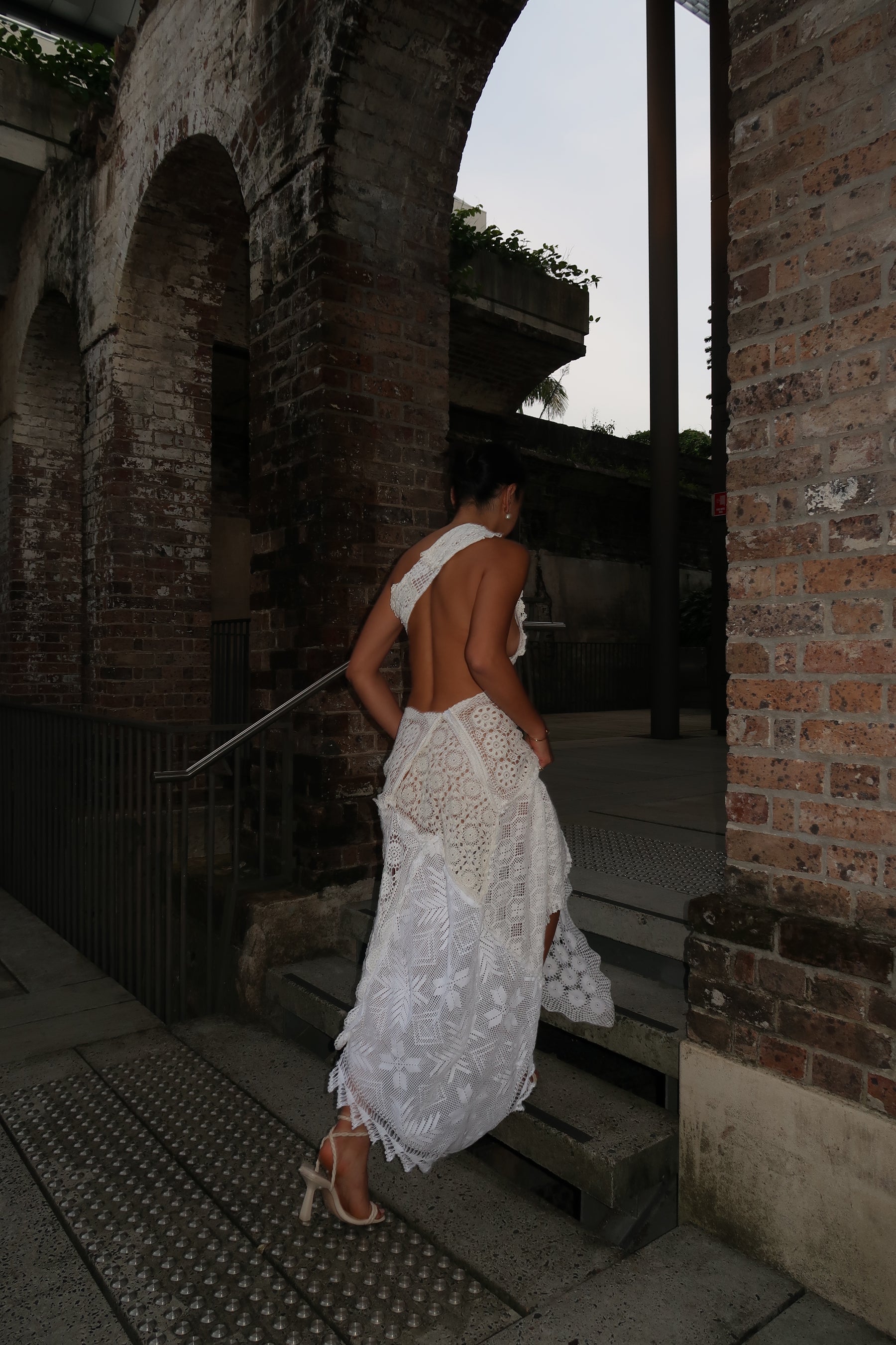 CROCHET PATCHWORK GOWN