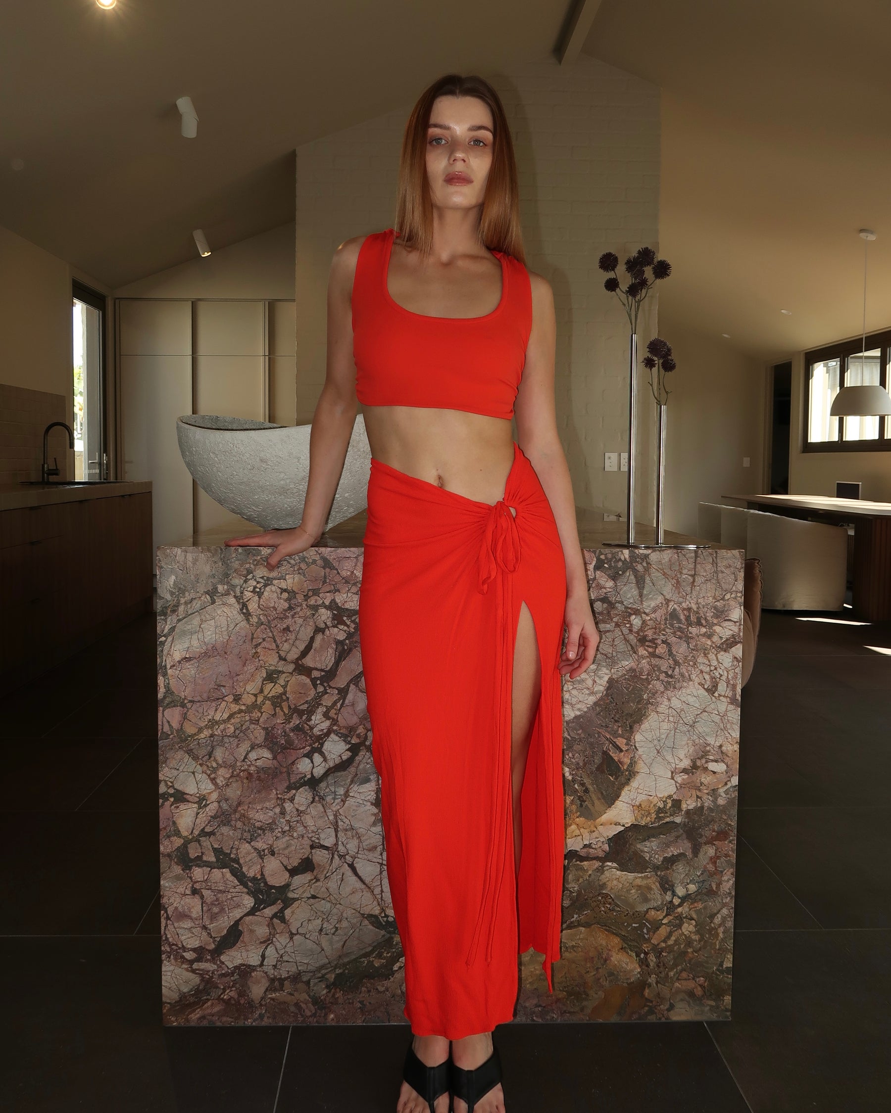 CIRCLE TIE UP MAXI SET