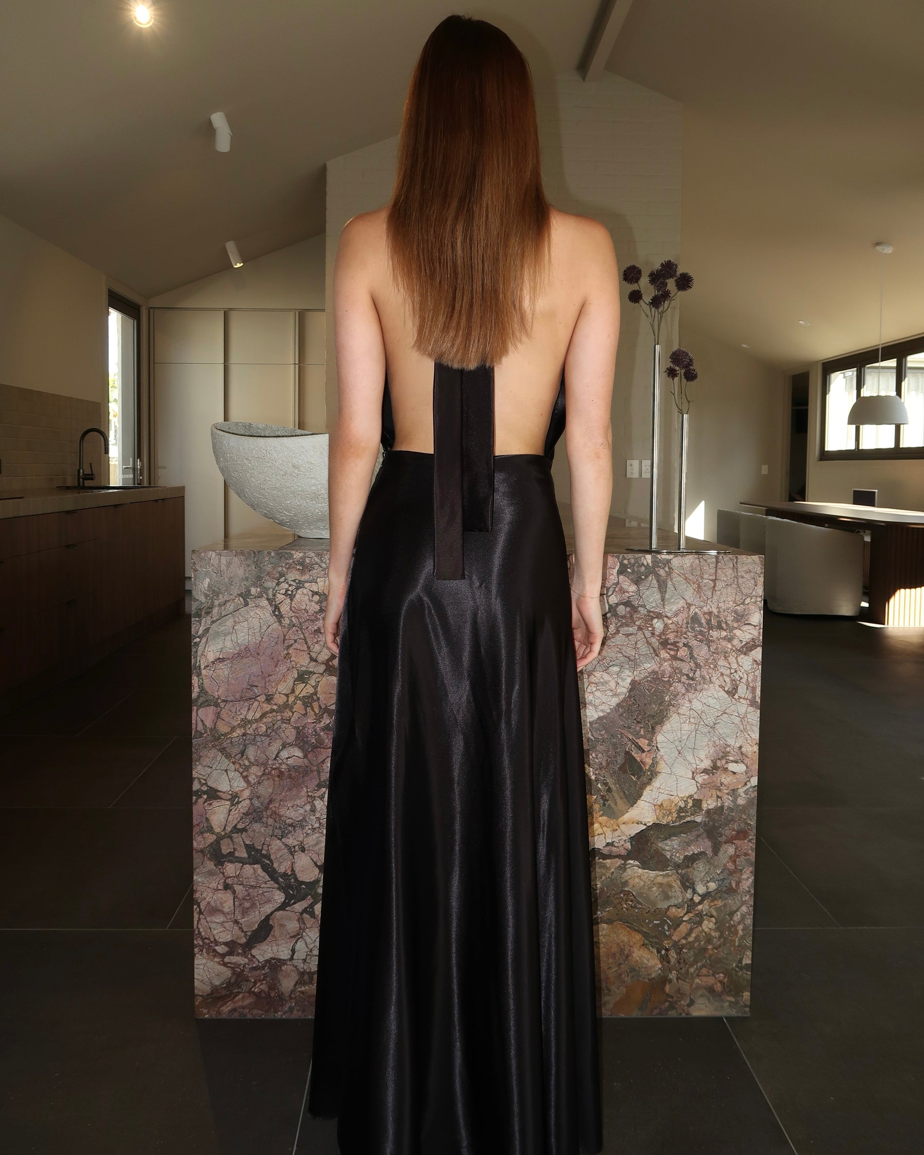 Black Halter Maxi original image 2