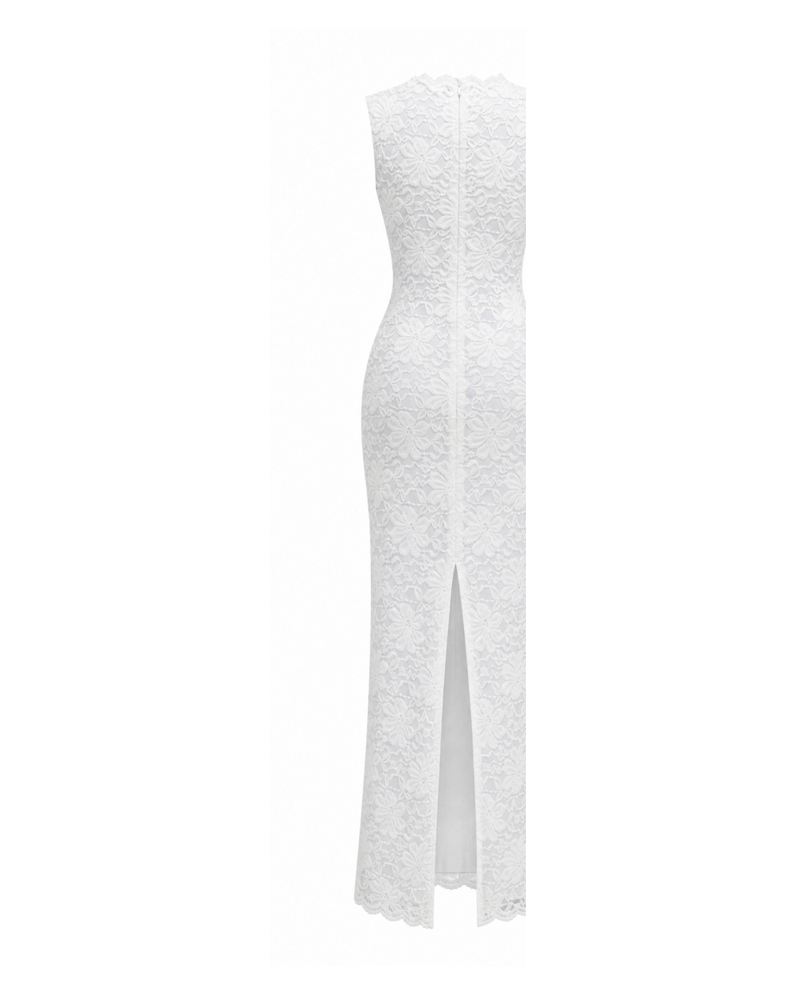 Elodie Lace Maxi back ghost silhouette