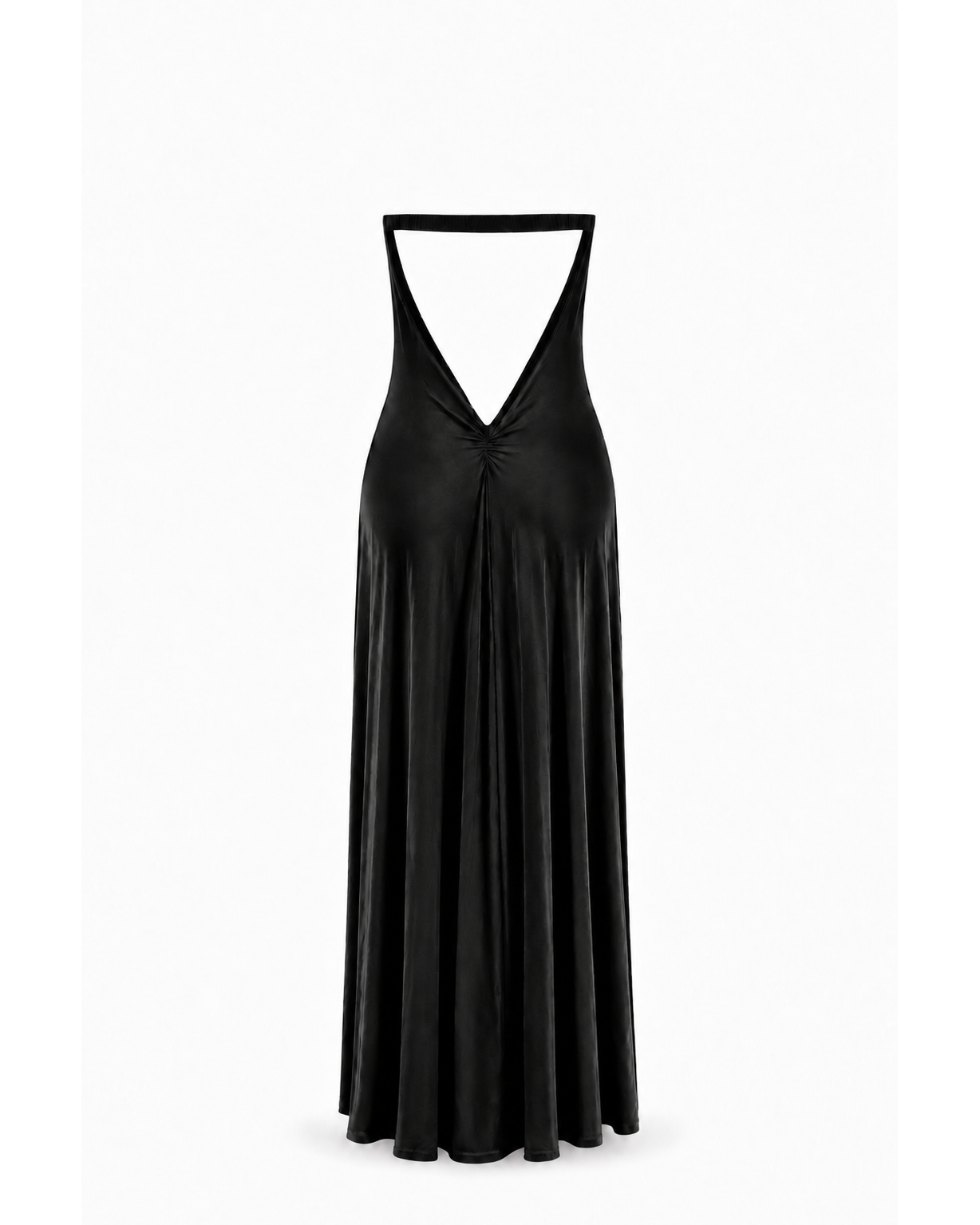 Drip Dress Black back view