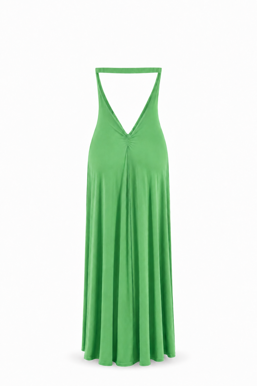 DRIP Dress Green back view