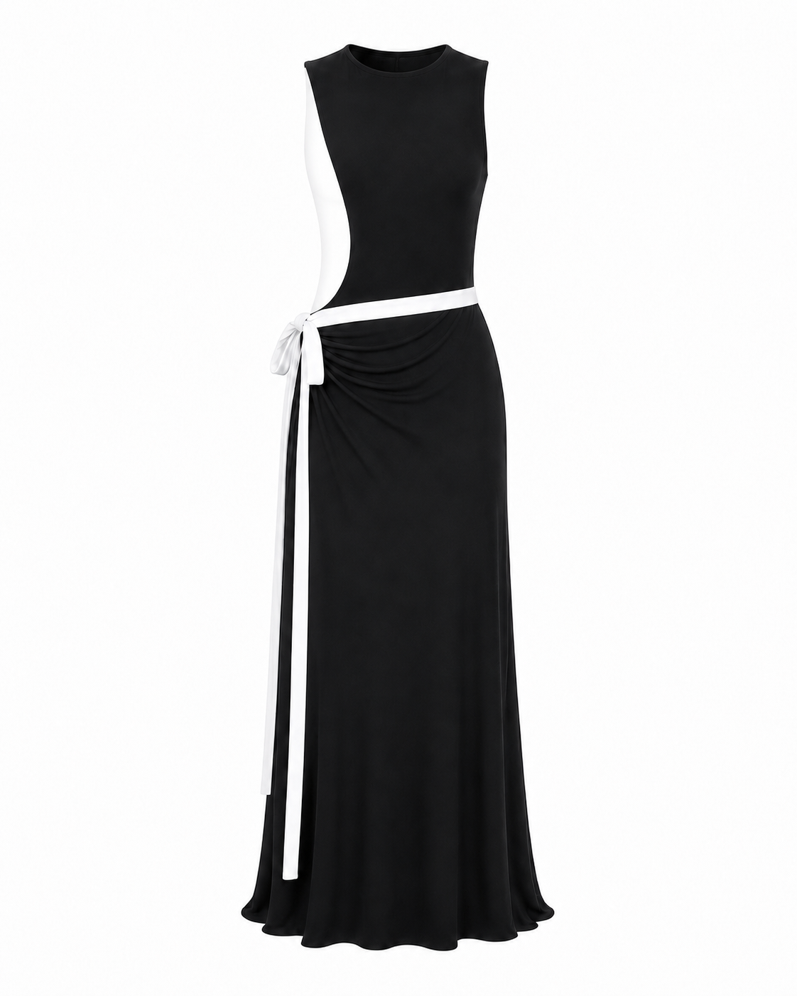 Justine Gown corrected front ghost silhouette