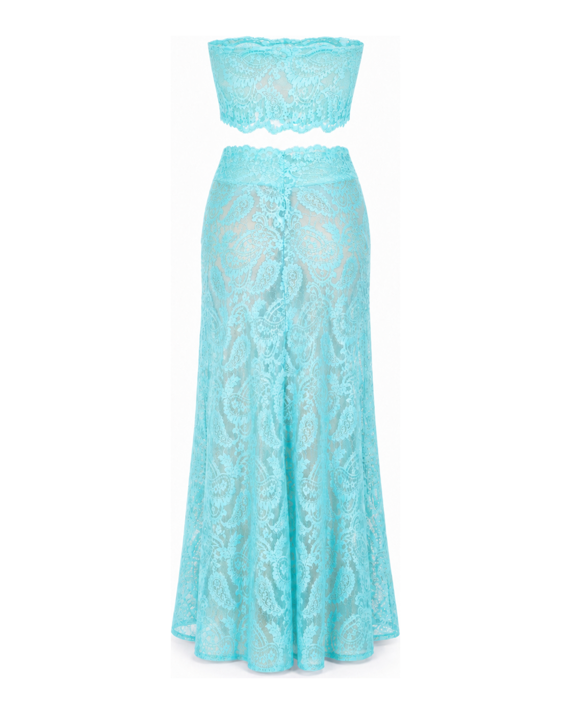 Peri Set Aqua back view
