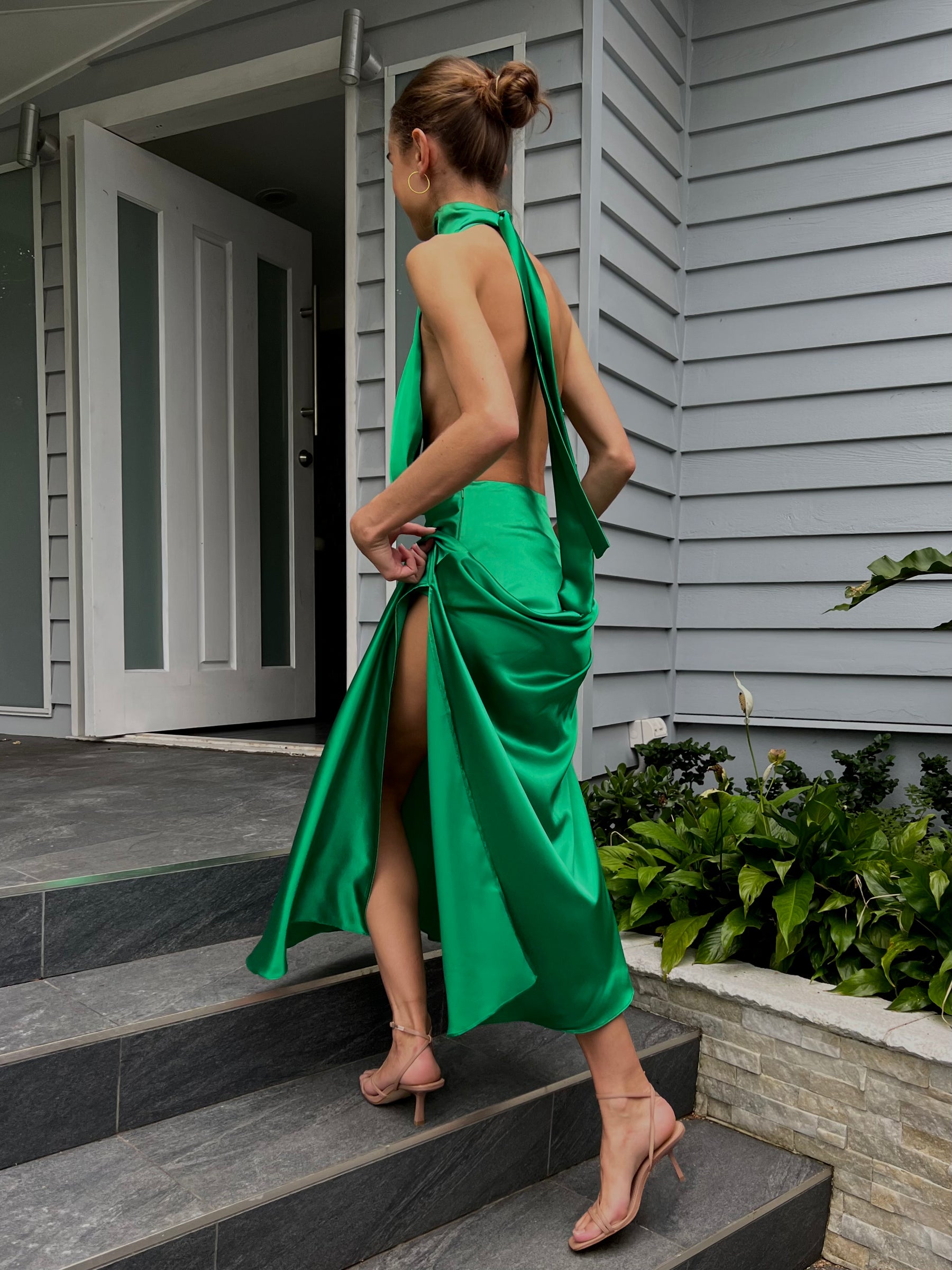 GREEN HALTER MAXI yld-design